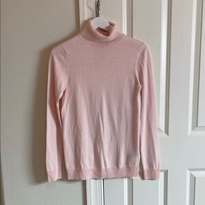 Light Pink Turtleneck Sweater